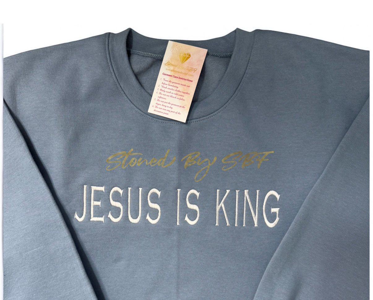 Jesus Is King - Embroidery