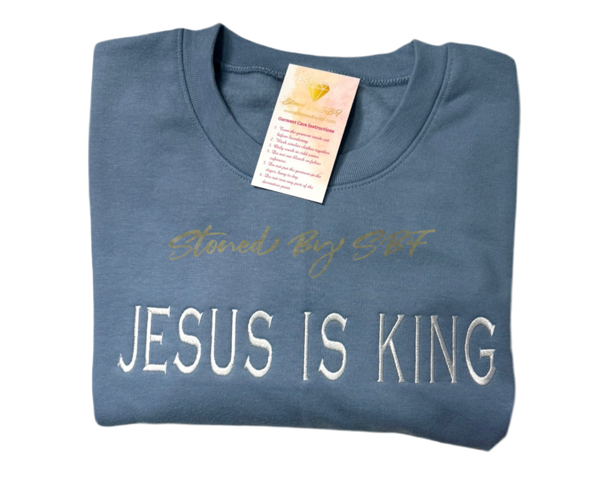 Jesus Is King - Embroidery