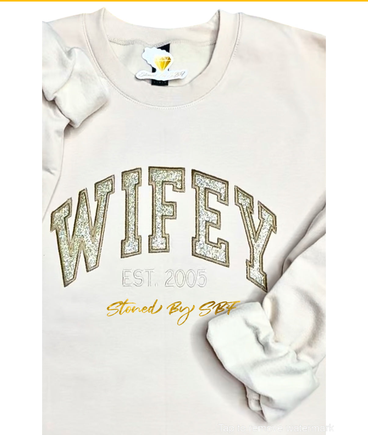 Wifey and Year Established - Embroidery and Vinyl