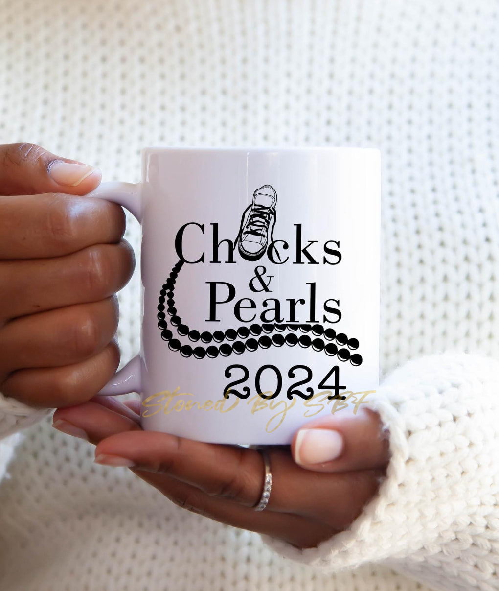 Chucks & Pearls - Mug