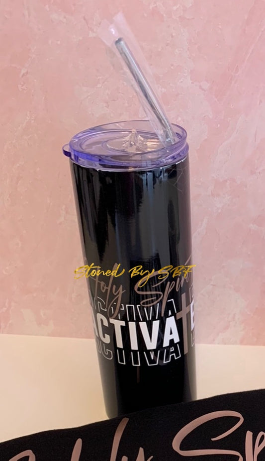 Holy Spirit Activate - Stainless Steel Hot and Cold Tumbler